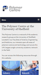 Mobile Screenshot of polymercentre.org.uk